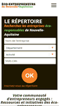 Mobile Screenshot of eco-entrepreneurs.org