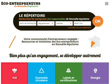 Tablet Screenshot of eco-entrepreneurs.org
